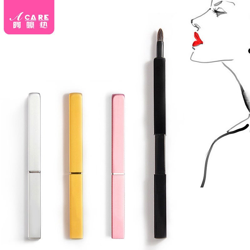 /10Y Retractable Portable Lip Brush Makeup Brush Lipstick Brush Lip Liner Brush Makeup Pen - Image 4